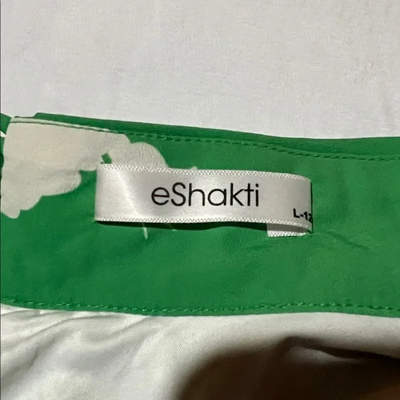 eShakti Floral high neck Long Sleeve Dress NWOT Cottagecore garden party - Picture 10 of 13